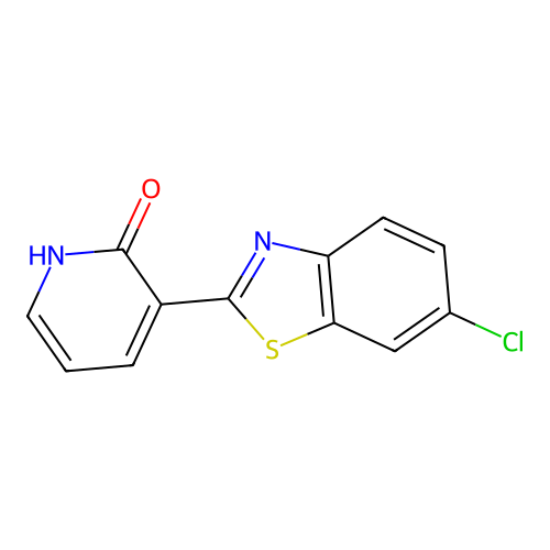 3-(6-chloro-1,3-benzothiazol-2-yl)-2(1H)-pyridinone structure