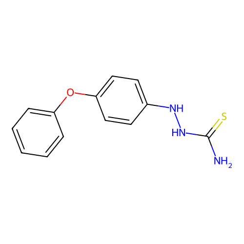 2-(4-Phenoxyphenyl)-1-hydrazinecarbothioamide structure