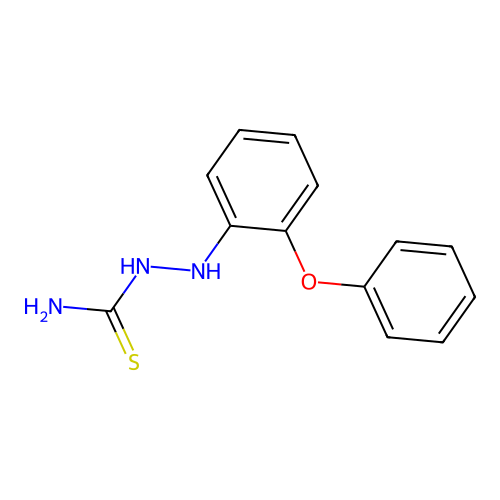2-(2-Phenoxyphenyl)-1-hydrazinecarbothioamide structure