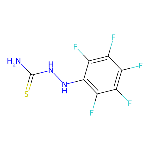 2-(2,3,4,5,6-Pentafluorophenyl)-1-hydrazinecarbothioamide structure