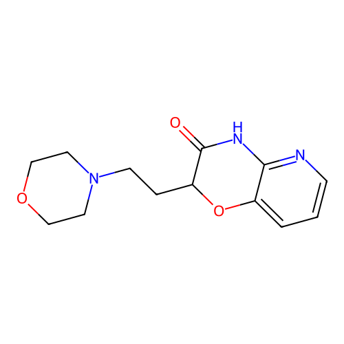 2-(2-morpholinoethyl)-2H-pyrido[3,2-b][1,4]oxazin-3(4H)-one structure