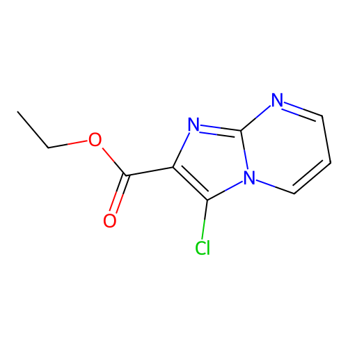 Ethyl 3-chloroimidazo[1,2-a]pyrimidine-2-carboxylate structure