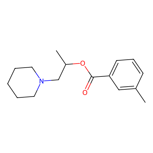 1-(Piperidin-1-yl)propan-2-yl 3-methylbenzoate structure