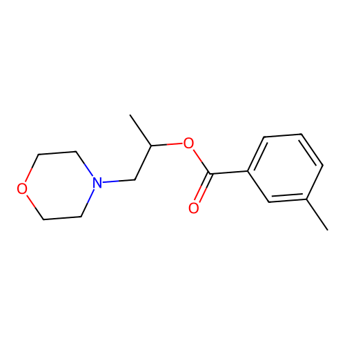 1-(Morpholin-4-yl)propan-2-yl 3-methylbenzoate structure