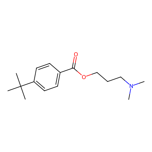 3-(Dimethylamino)propyl 4-tert-butylbenzoate structure