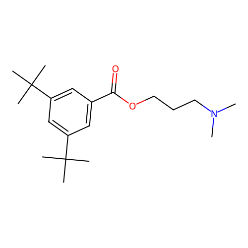 3-(Dimethylamino)propyl 3,5-ditert-butylbenzoate structure