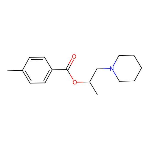 1-(Piperidin-1-yl)propan-2-yl 4-methylbenzoate structure