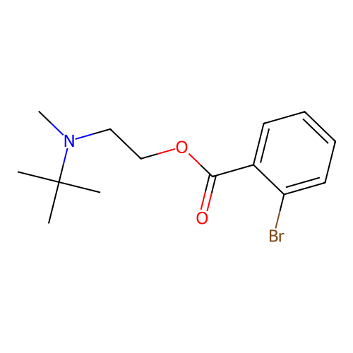2-[Tert-butyl(methyl)amino]ethyl 2-bromobenzoate structure