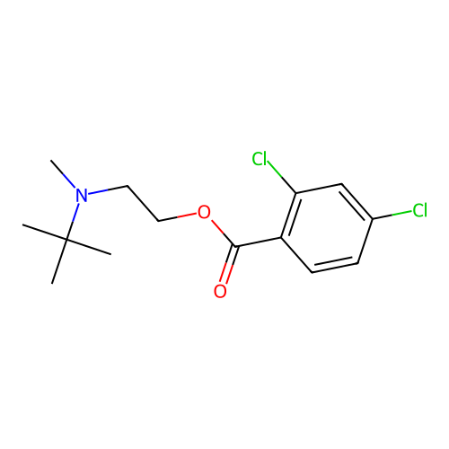 2-[Tert-butyl(methyl)amino]ethyl 2,4-dichlorobenzoate structure