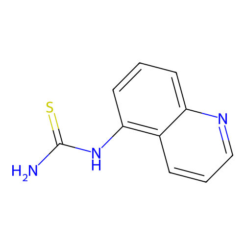 (Quinolin-5-yl)thiourea structure