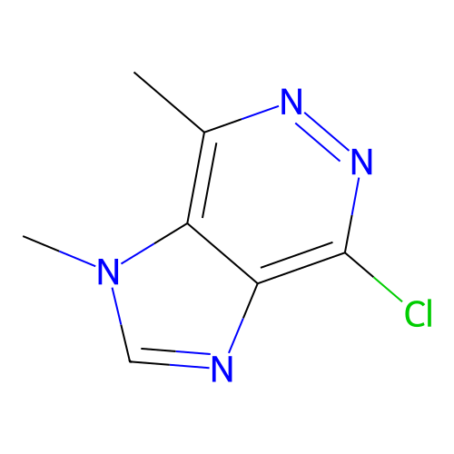 4-chloro-1,7-dimethyl-1H-imidazo[4,5-d]pyridazine structure