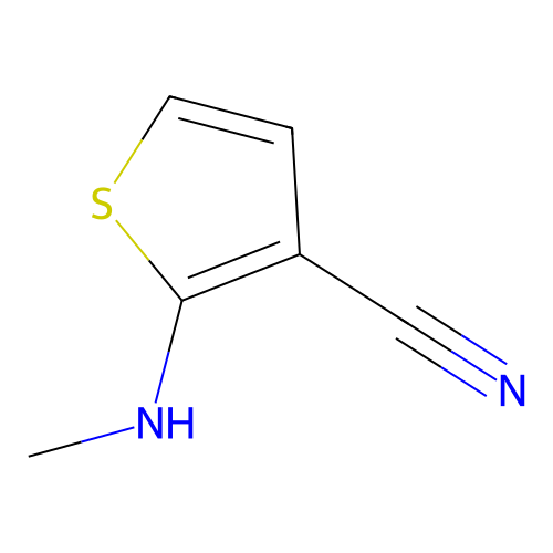 2-(Methylamino)thiophene-3-carbonitrile structure