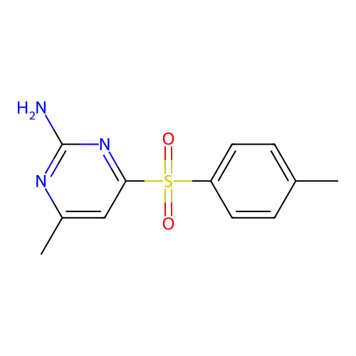 4-Methyl-6-(Toluene-4-Sulfonyl)-Pyrimidin-2-Ylamine structure