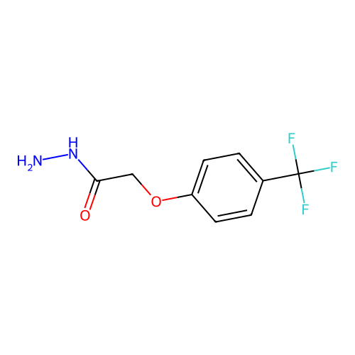 2-[4-(Trifluoromethyl)phenoxy]acetohydrazide structure