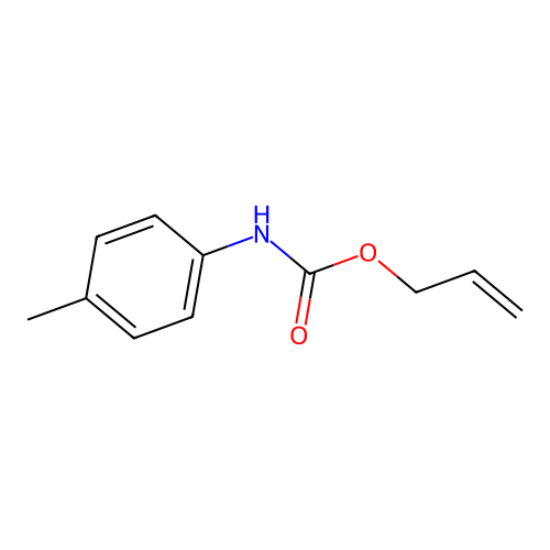 Allyl p-tolylcarbamate structure