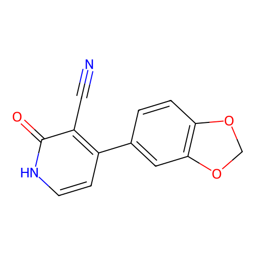 4-(1,3-Benzodioxol-5-yl)-2-oxo-1,2-dihydro-3-pyridinecarbonitrile structure