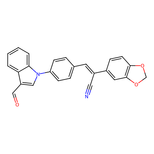 CAS 860650-54-0 - C25H16N2O3 structure