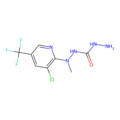 N''-[3-chloro-5-(trifluoromethyl)-2-pyridinyl]-N''-methylcarbonic dihydrazide structure