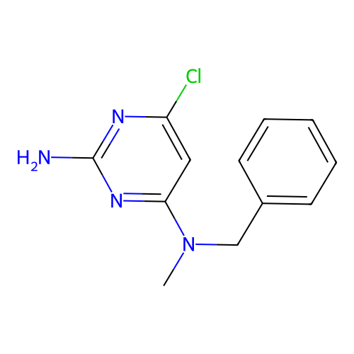 N~4~-benzyl-6-chloro-N~4~-methyl-2,4-pyrimidinediamine structure
