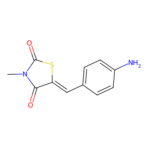 5-[(4-Aminophenyl)methylidene]-3-methyl-1,3-thiazolidine-2,4-dione structure