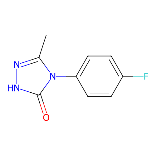 4-(4-Fluorophenyl)-3-methyl-1H-1,2,4-triazol-5(4H)-one structure
