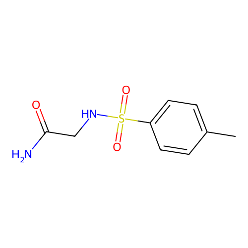 2-(Toluene-4-sulfonylamino)-acetamide structure