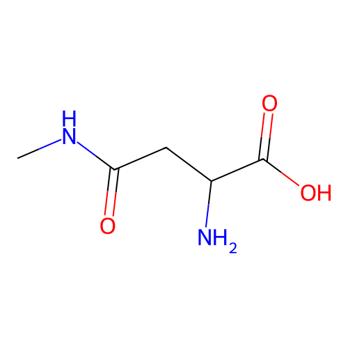 2-Amino-N-methyl-succinamic acid structure