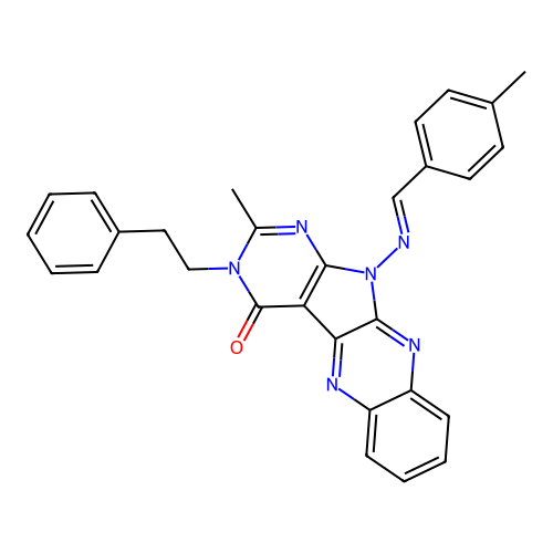 C29H24N6O structure