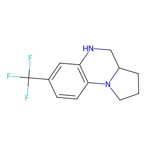 7-(Trifluoromethyl)-1,2,3,3a,4,5-hexahydropyrrolo[1,2-a]quinoxaline structure