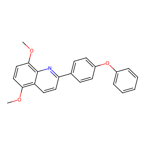 5,8-Dimethoxy-2-(4-phenoxyphenyl)quinoline structure