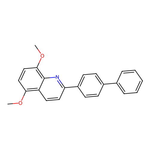 2-[1,1'-Biphenyl]-4-yl-5,8-dimethoxyquinoline structure