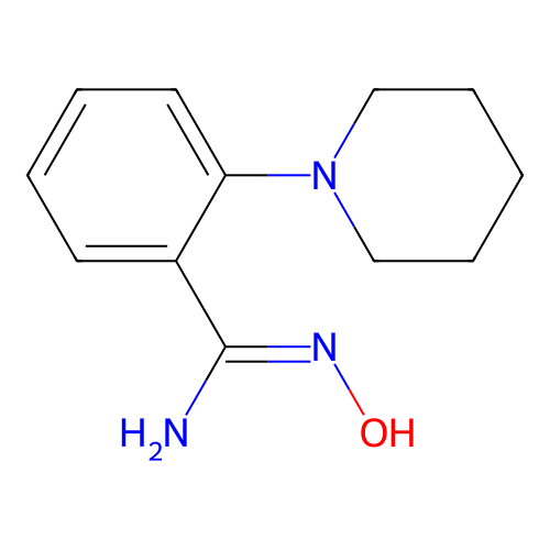 N'-Hydroxy-2-(1-piperidinyl)benzenecarboximidamide structure