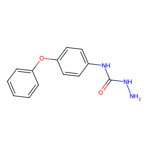 N-(4-phenoxyphenyl)-1-hydrazinecarboxamide structure