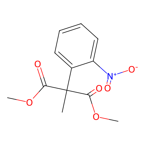 Dimethyl 2-methyl-2-(2-nitrophenyl)malonate structure