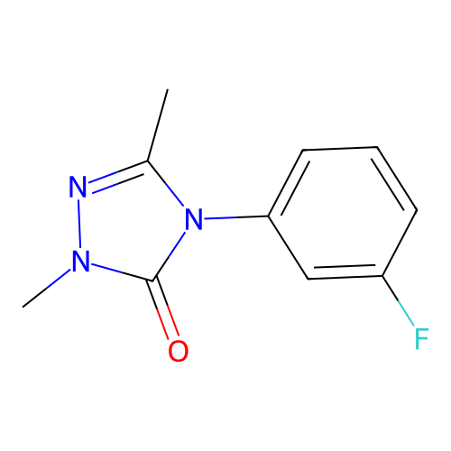 4-(3-Fluorophenyl)-1,3-dimethyl-1H-1,2,4-triazol-5(4H)-one structure