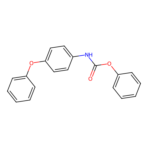phenyl N-(4-phenoxyphenyl)carbamate structure