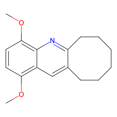 1,4-Dimethoxy-6,7,8,9,10,11-hexahydrocycloocta[b]quinoline structure