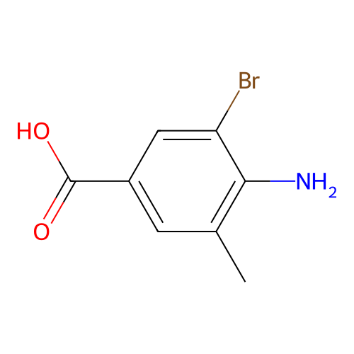4-Amino-3-bromo-5-methylbenzoic acid structure