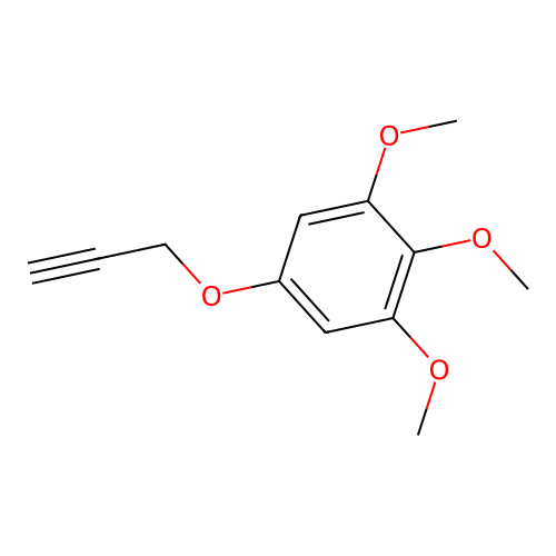 1,2,3-Trimethoxy-5-(2-propyn-1-yloxy)benzene structure