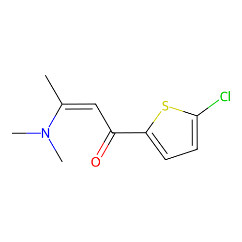 1-(5-Chloro-2-thienyl)-3-(dimethylamino)but-2-en-1-one structure