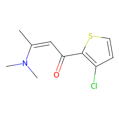 1-(3-Chloro-2-thienyl)-3-(dimethylamino)but-2-en-1-one structure