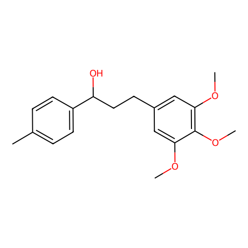 1-(4-Methylphenyl)-3-(3,4,5-trimethoxyphenyl)propan-1-ol structure