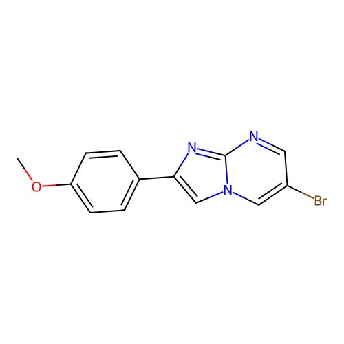 6-Bromo-2-(4-methoxyphenyl)imidazo[1,2-a]pyrimidine structure