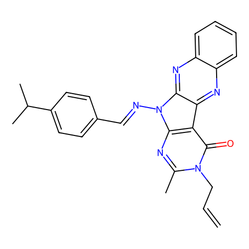 C26H24N6O structure
