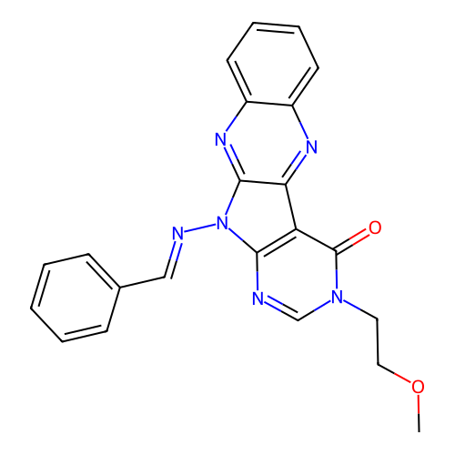 C22H18N6O2 structure