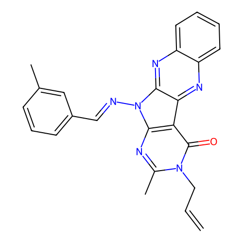 C24H20N6O structure
