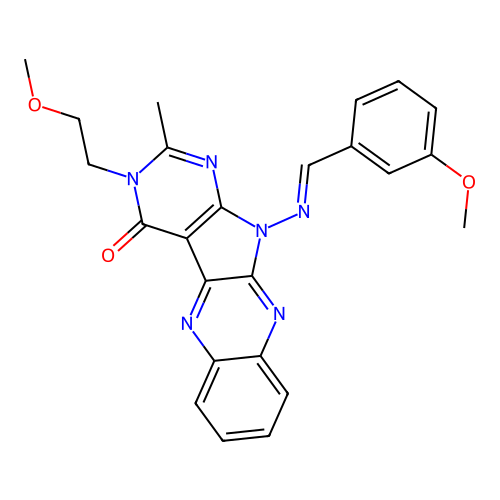 C24H22N6O3 structure
