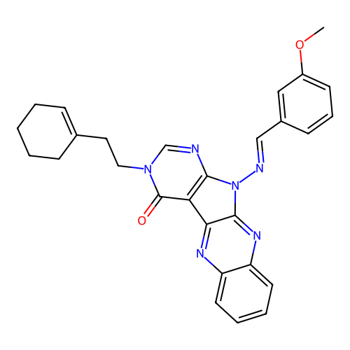 C28H26N6O2 structure