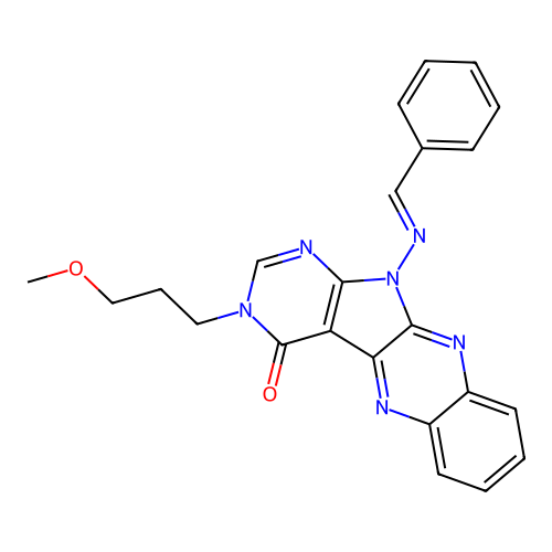 C23H20N6O2 structure