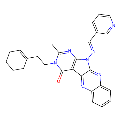 C27H25N7O structure